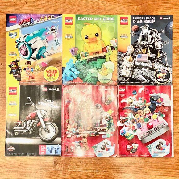 (6) Lego Shop at Home Catalogs Lots 2019 in Hand - Picture 1 of 8